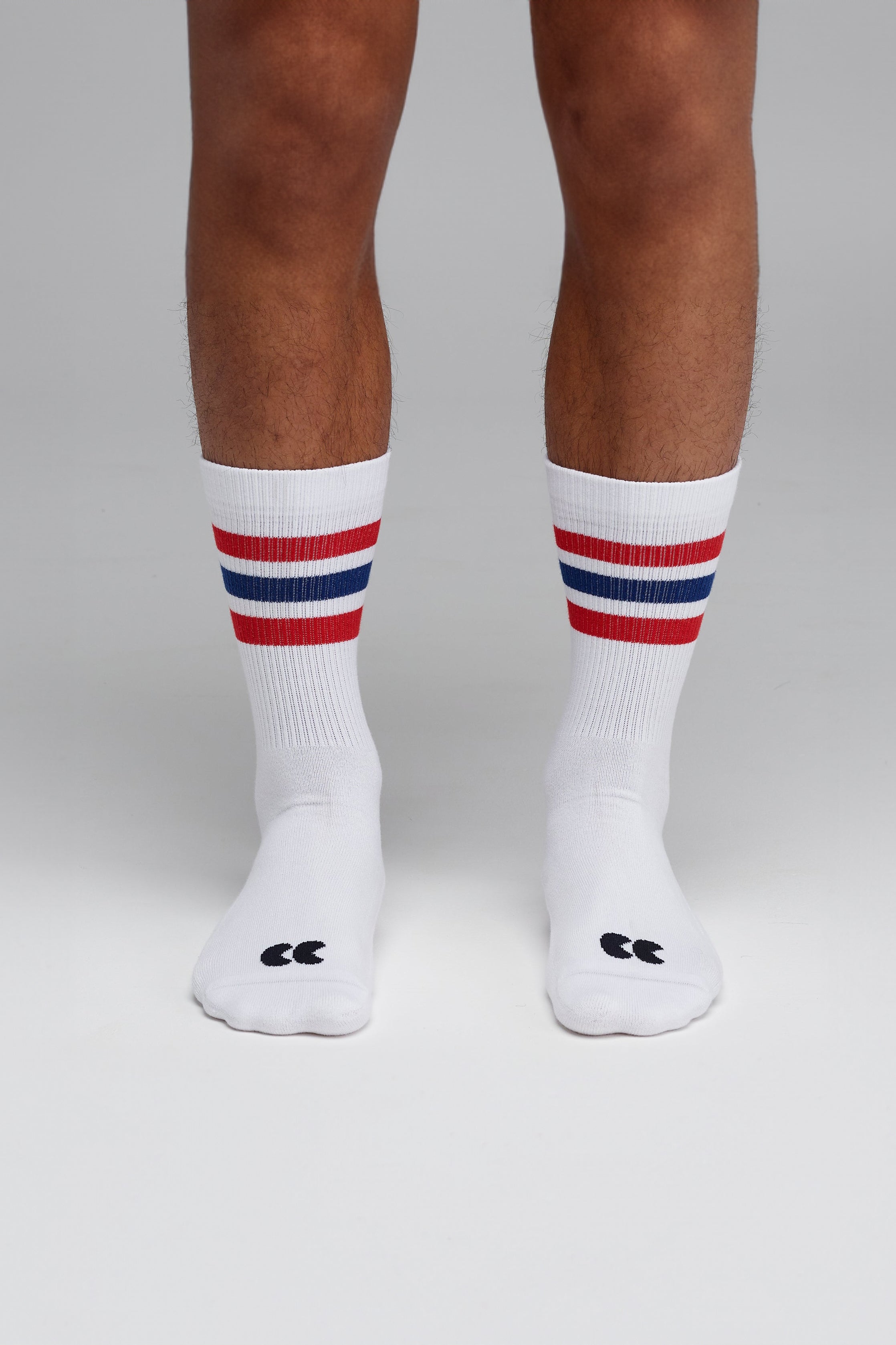 Sports Socks Crew - Triple Stripe 3 pack - Community Clothing