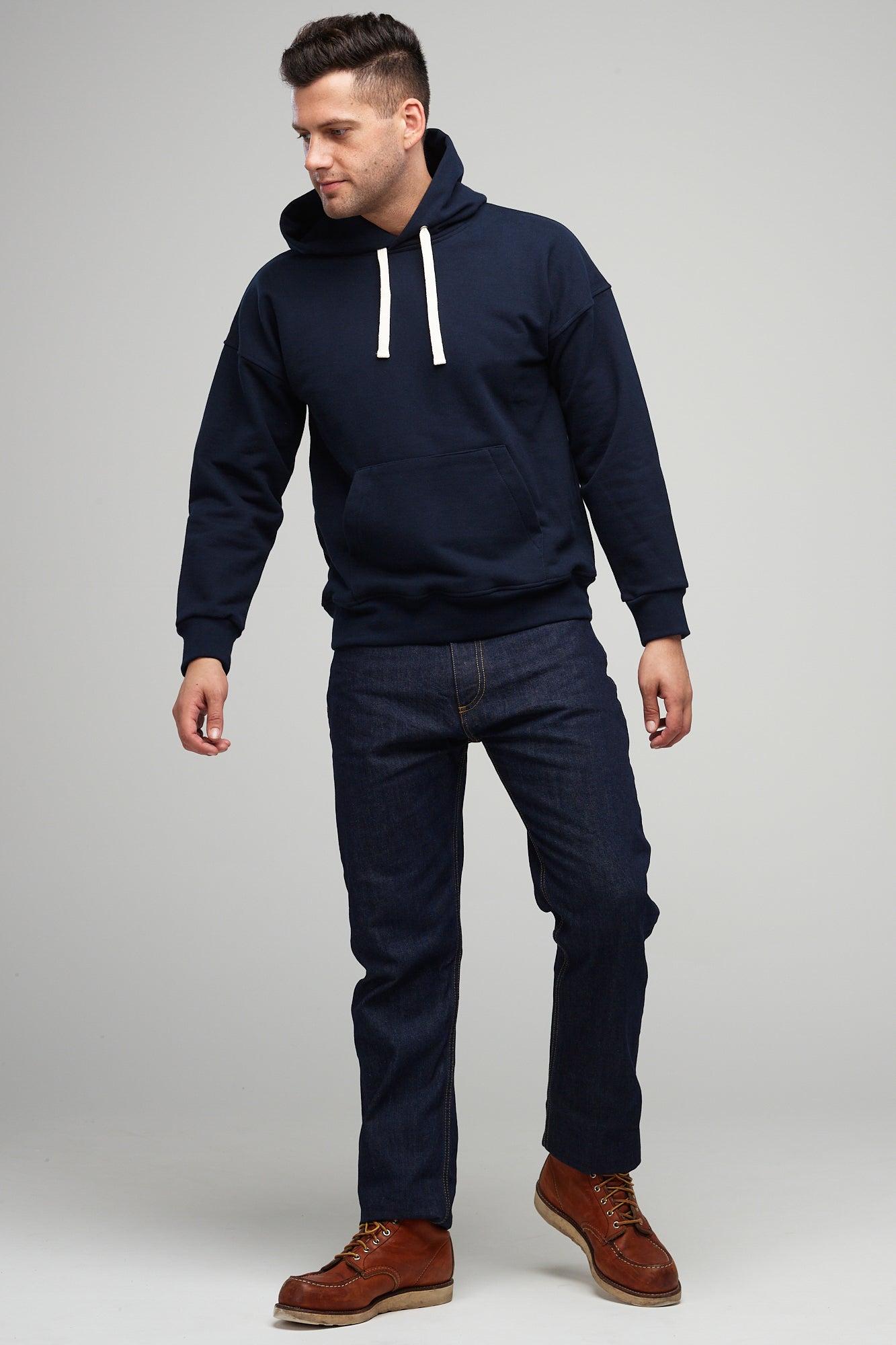 Men's Heritage Hooded Sweatshirt Original Fit - Navy