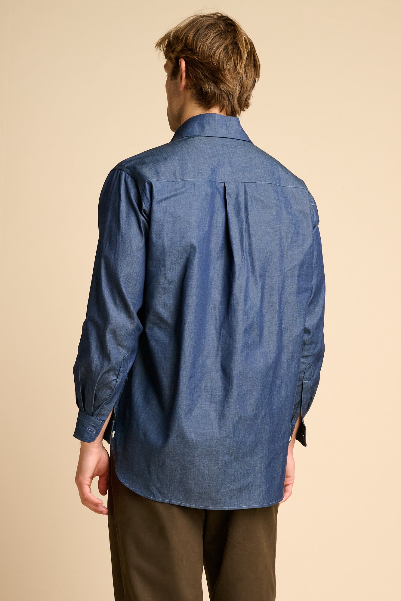 Mens Lightweight Denim Jerome Shirt - Indigo