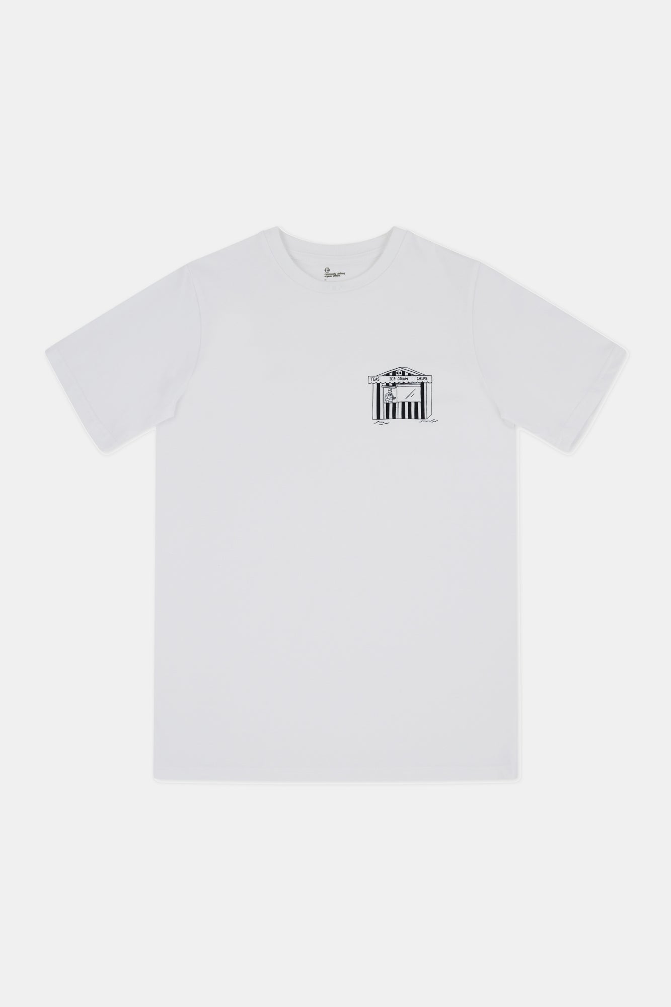 MENS GRAPHIC ICE CREAM HUT T-SHIRT