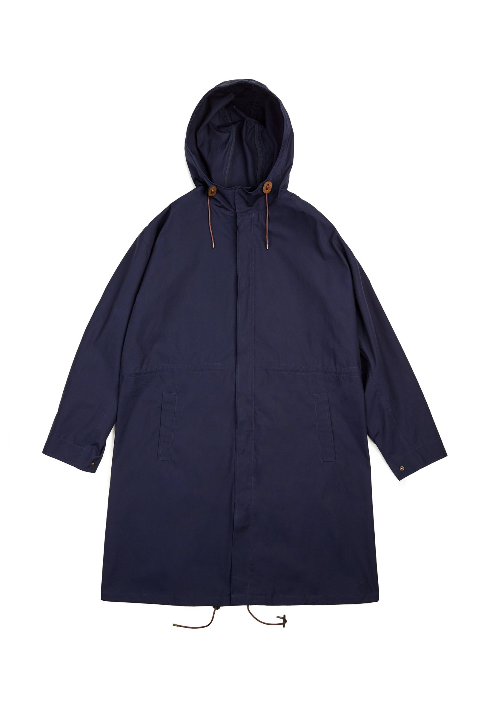Men's Parka Navy - Community Clothing ghost mannequin