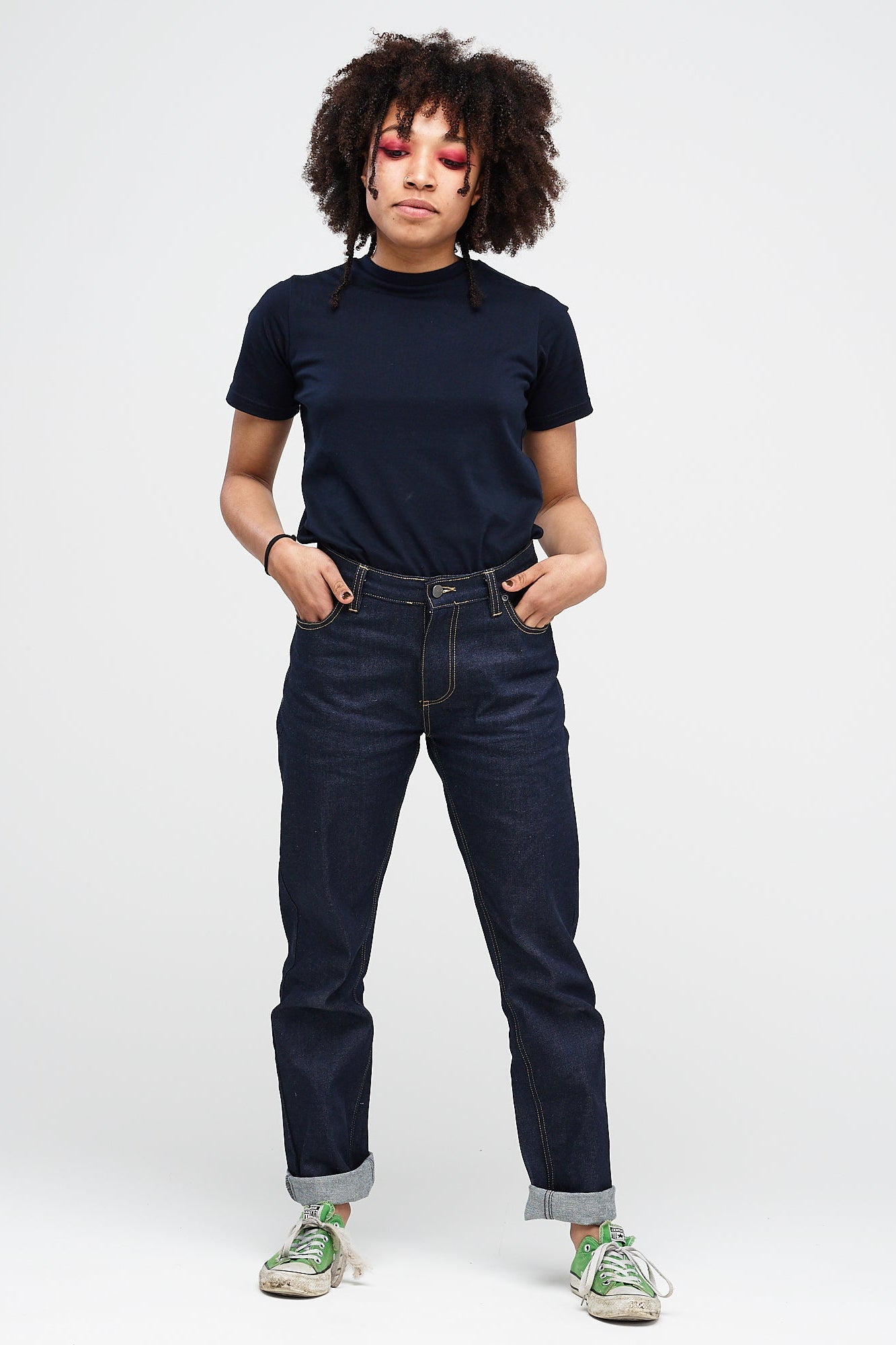 Women's Straight Leg Jeans Raw - Community Clothing
