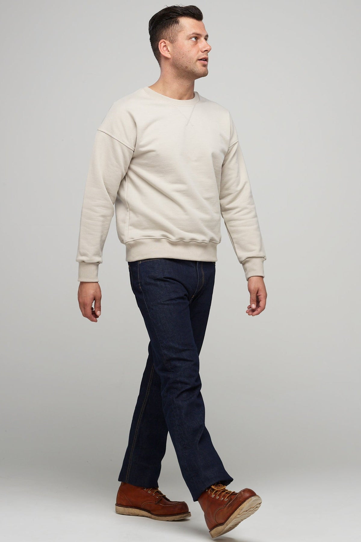 Men's Straight Cut Selvedge Jean - Rinse - Community Clothing
