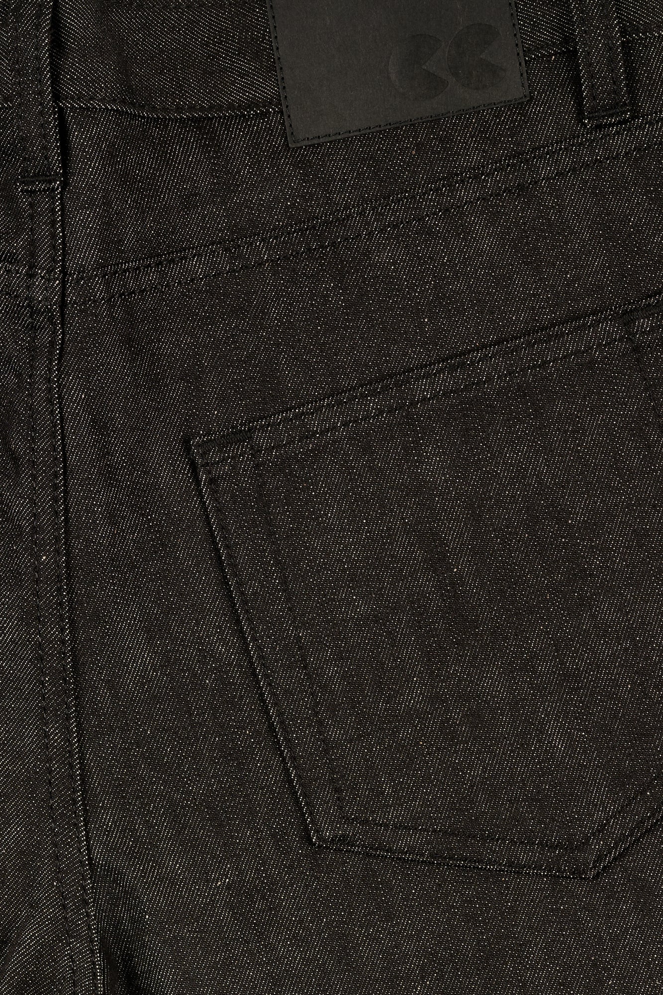 Men's Straight Cut Selvedge Jean - Black Raw Denim