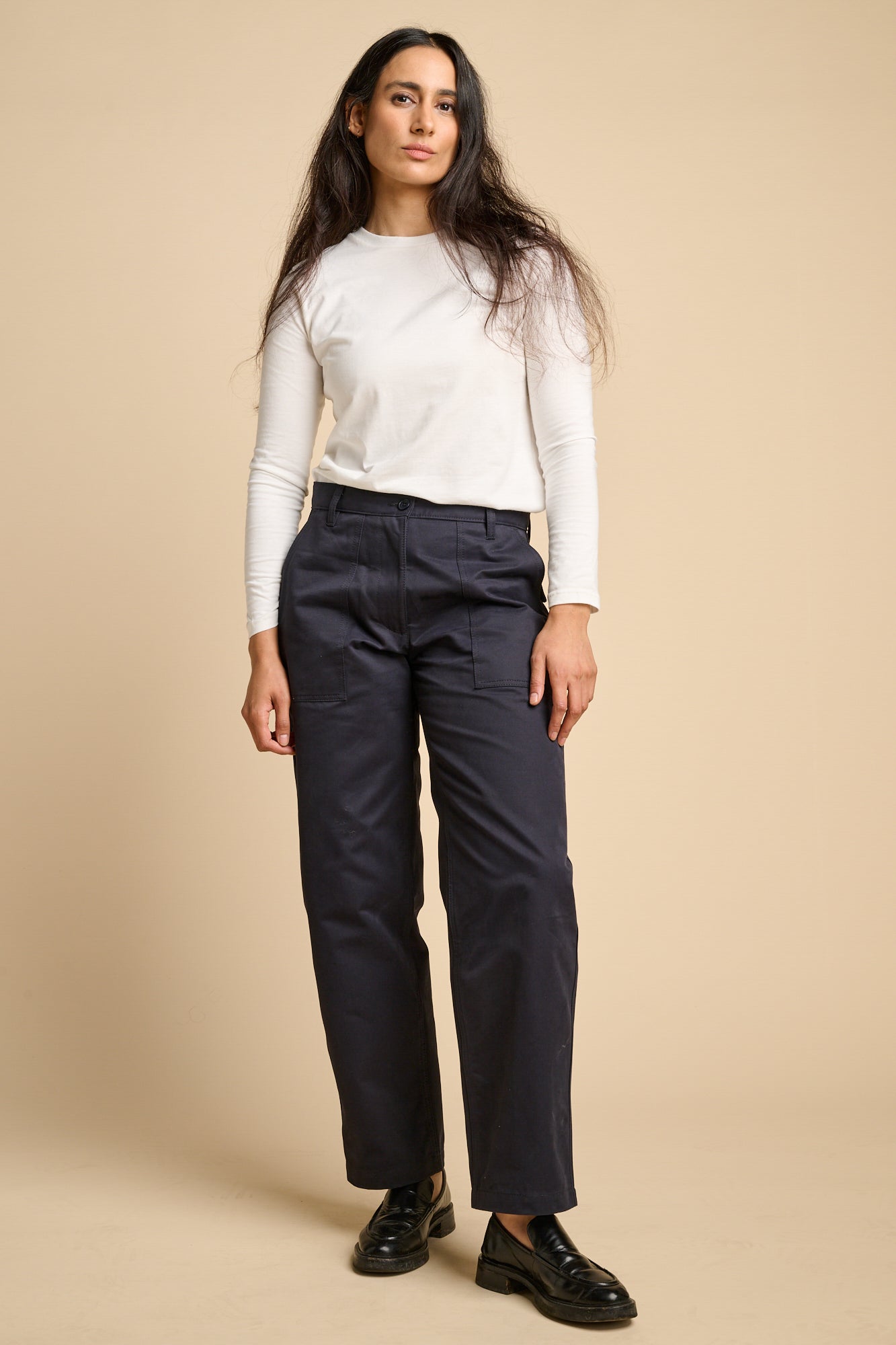 Women's Combat Heavyweight Trousers - Navy