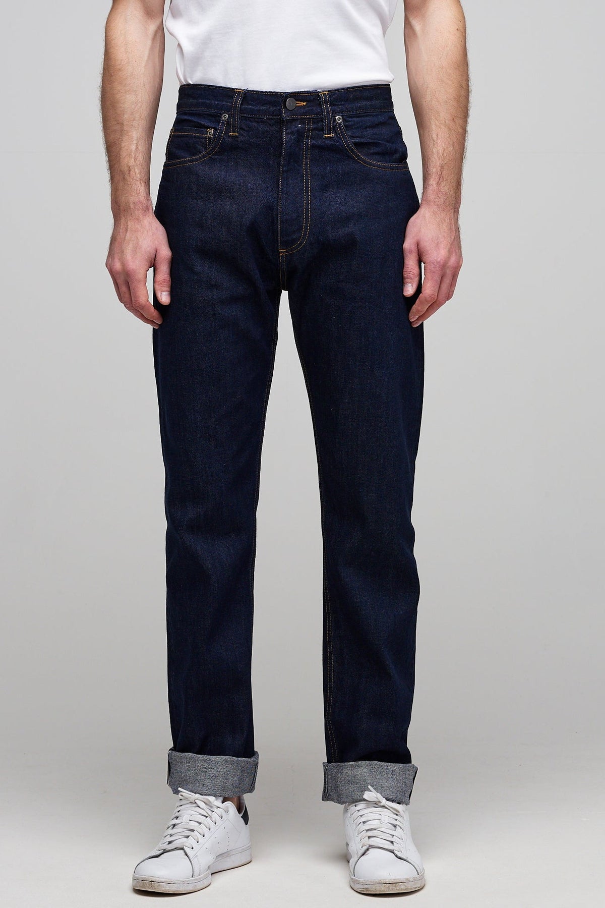 Barry Slim Selvedge Denim Five Pocket Jean - Rinse