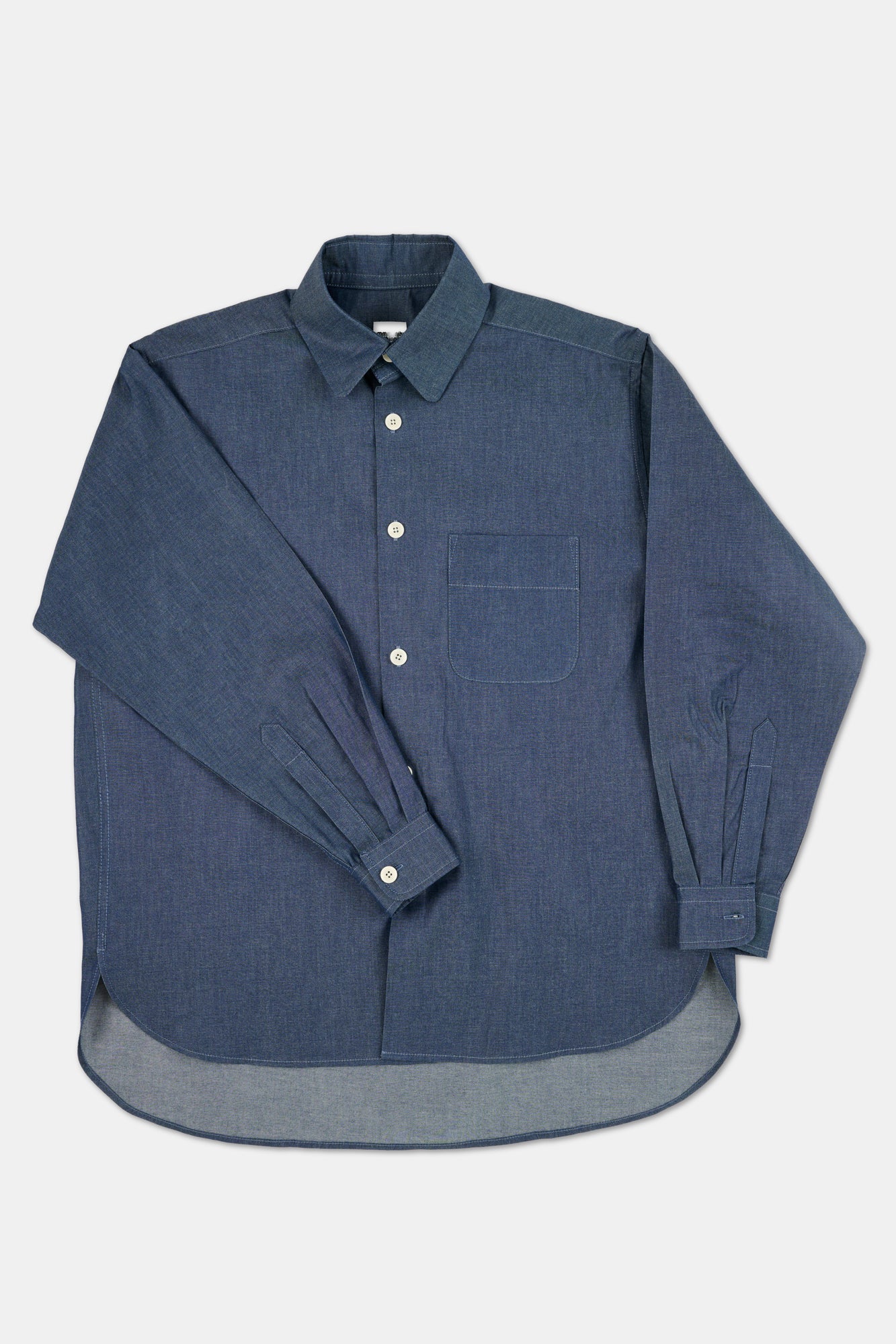 Mens Lightweight Denim Jerome Shirt - Indigo