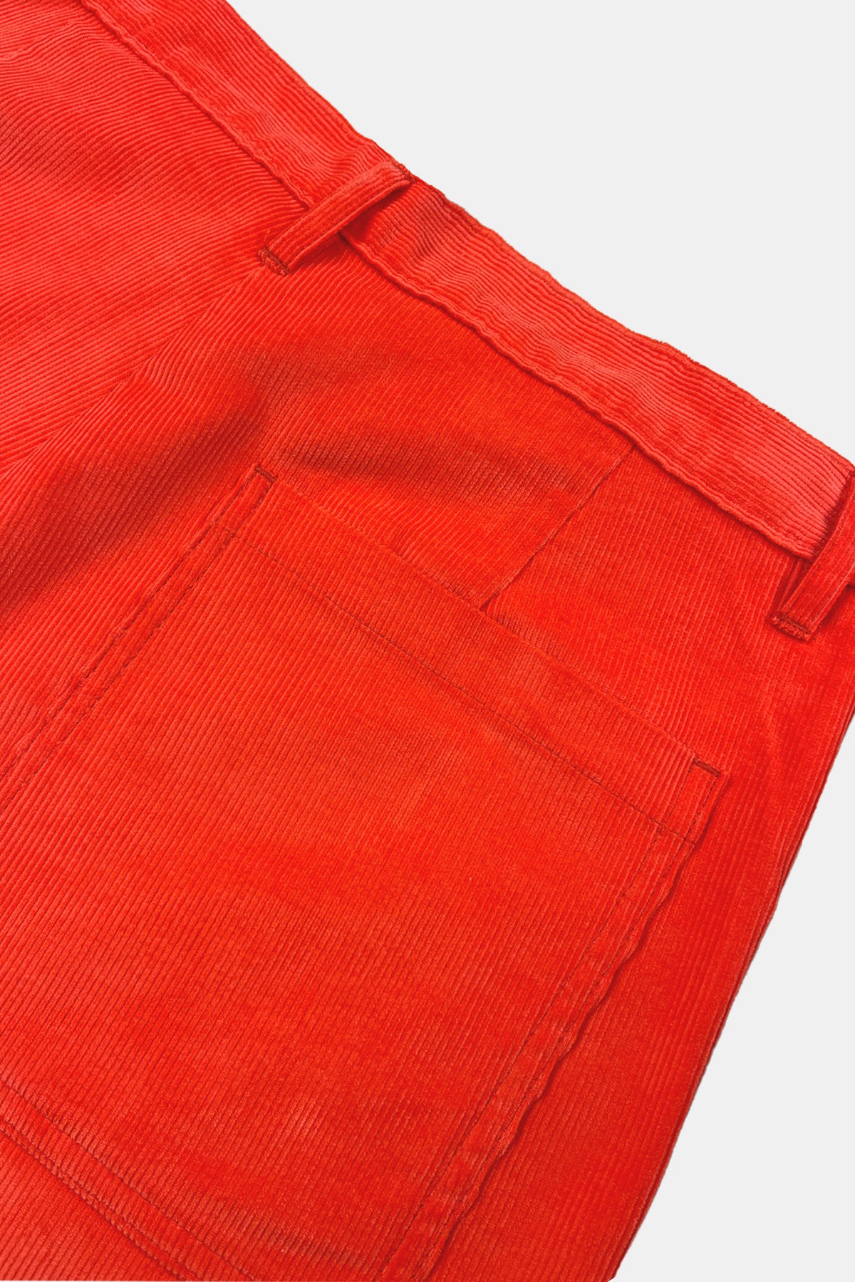 MARDEN MENS CORDUROY SHORT - FLAME RED