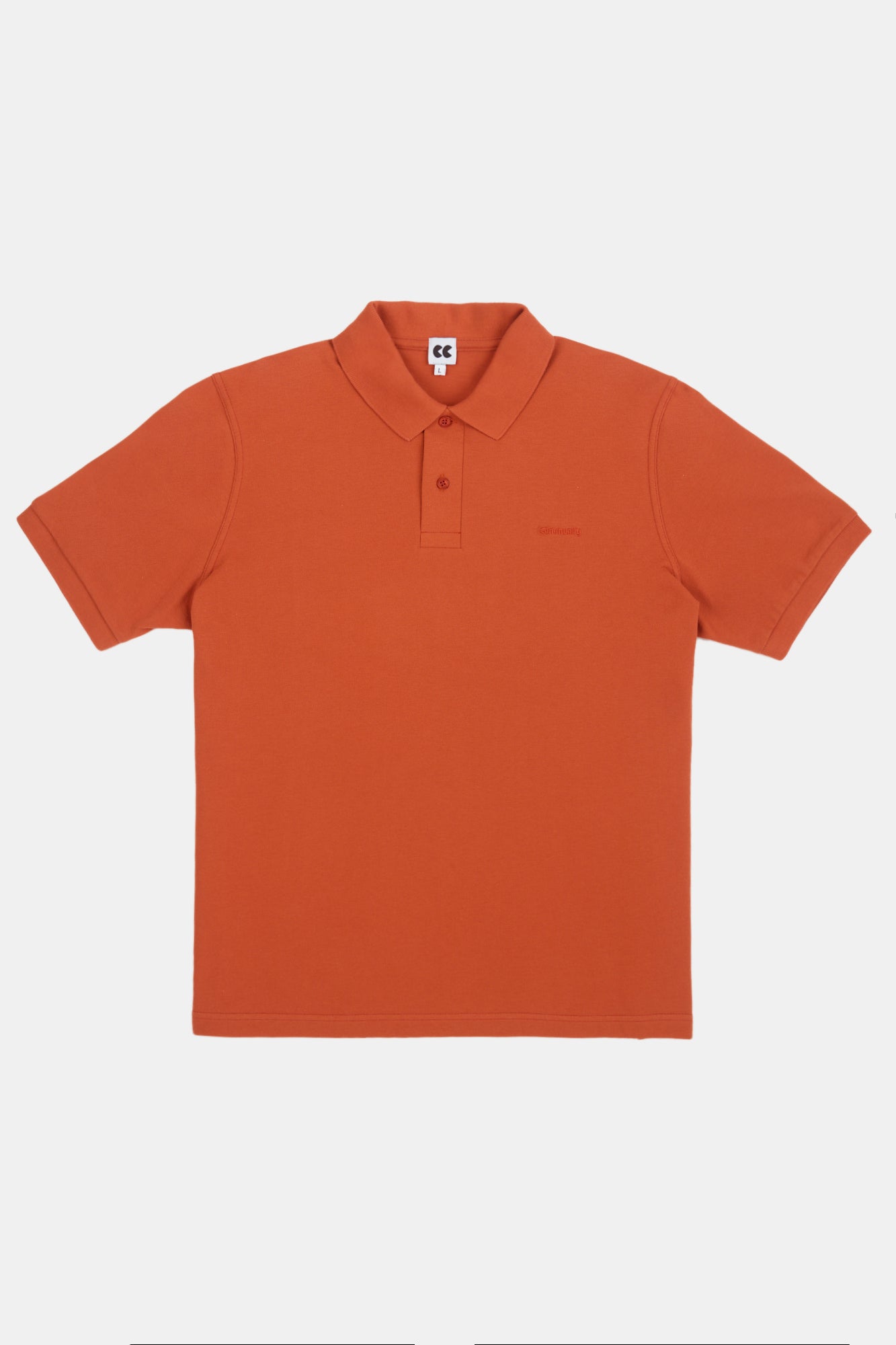 Men's Short Sleeve Polo Shirt - Cinnamon