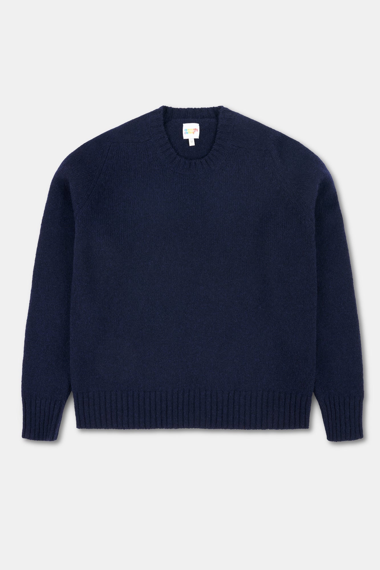Men's Shetland Jumper - Navy