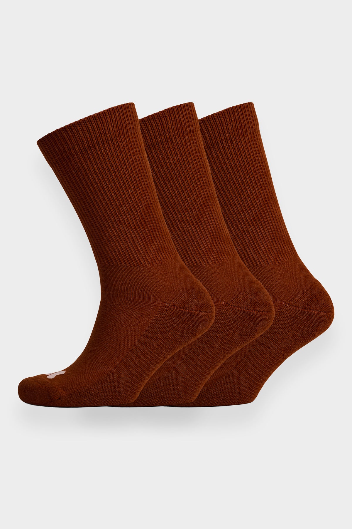 Sports Cotton Sock Calf 3 Pack - Cinnamon