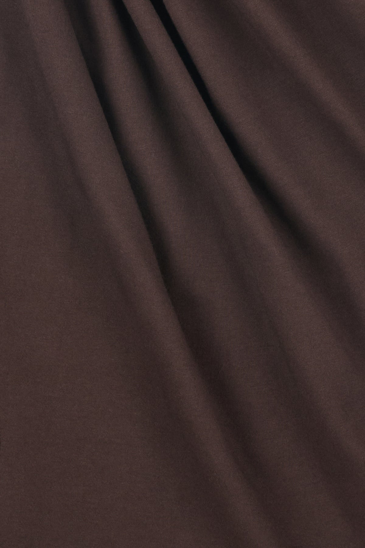 Close-up of brown jersey fabric