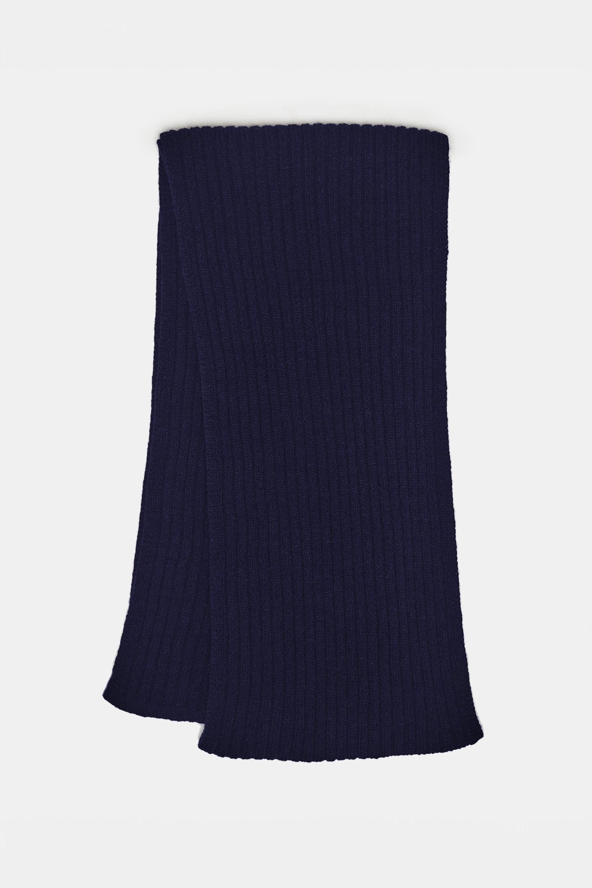 Lambswool Scarf - Navy
