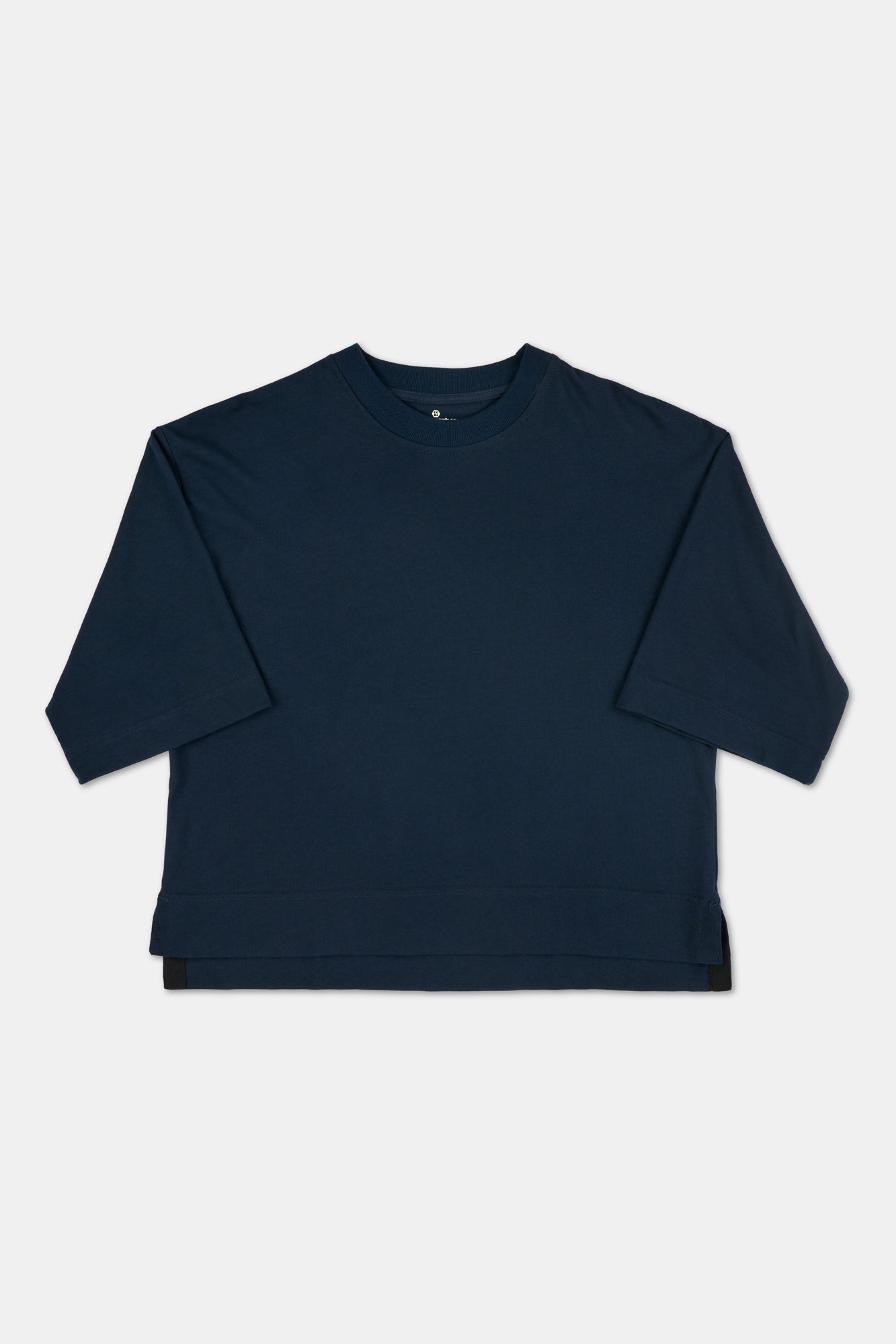 Plastic Free Boxy T-Shirt - Navy