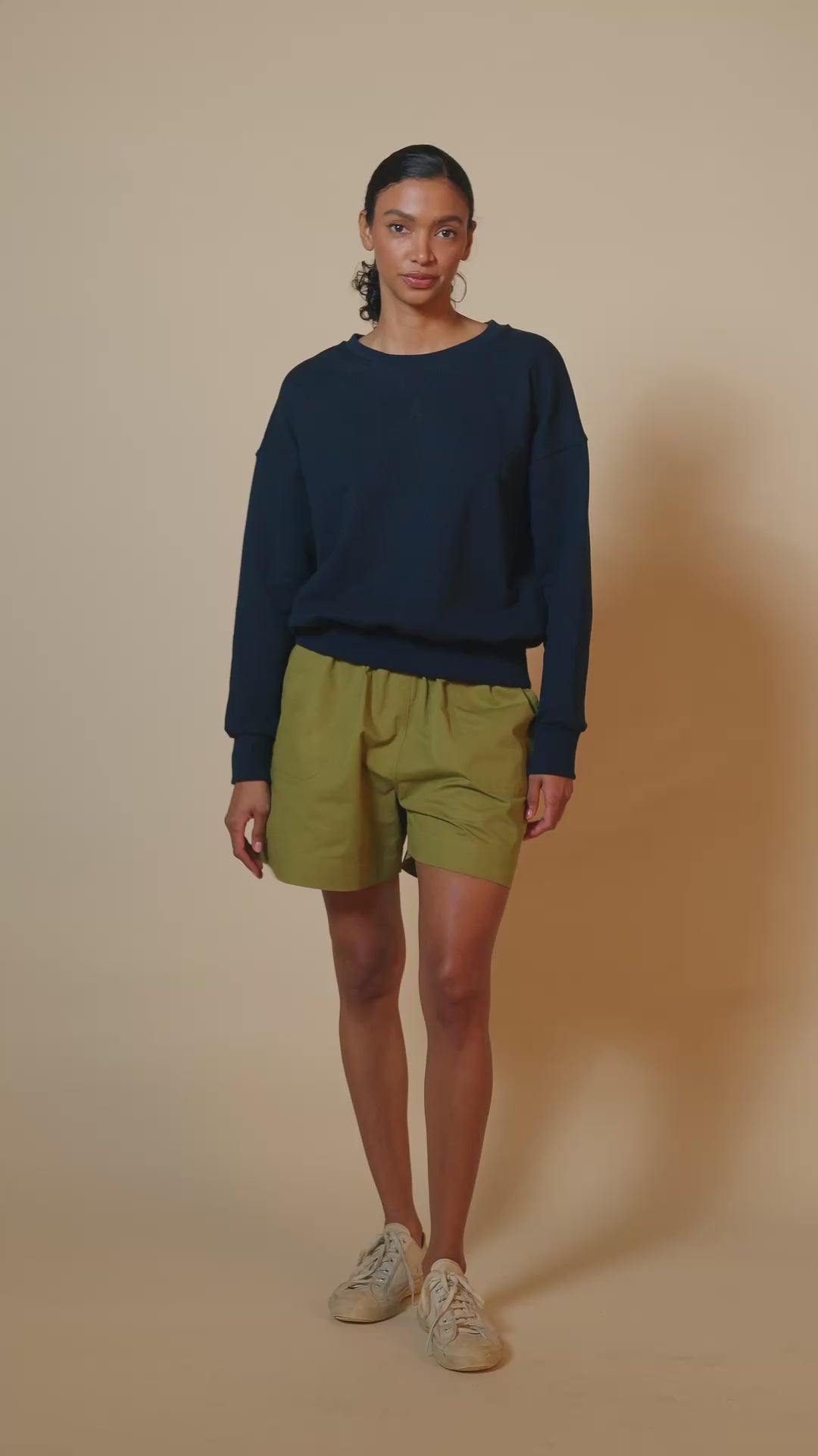 Women's Heritage Sweatshirt Plastic Free Navy